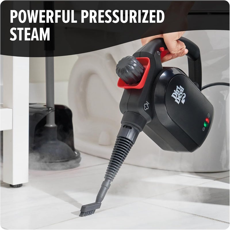 DIRT DEVIL 7-in-1 Handheld Steamer, Pressurized Steam Cleaner for Home Use, XL Water Tank, Includes Specialized Cleaning Tools, Portable Steam Cleaner for Bathroom, Clothes, Furniture and More - Image 3